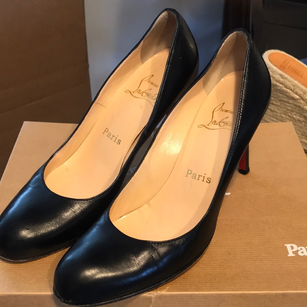 Christian Louboutin Declic 120 Suede Black size 37